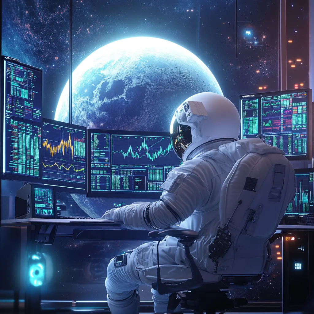 Altstation Io Crypto Symbols Stock Trading Space Astronaut - Altstation.io